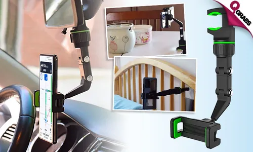 Rearview Mirror Phone Bracket!